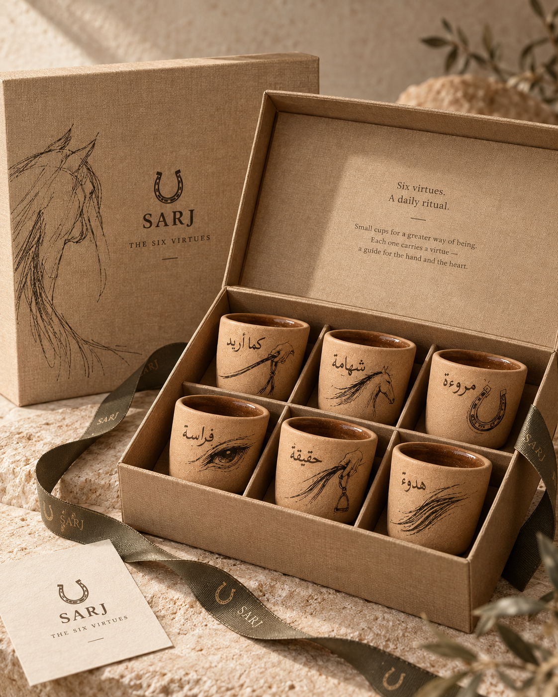 Espresso Cups, Set of Six